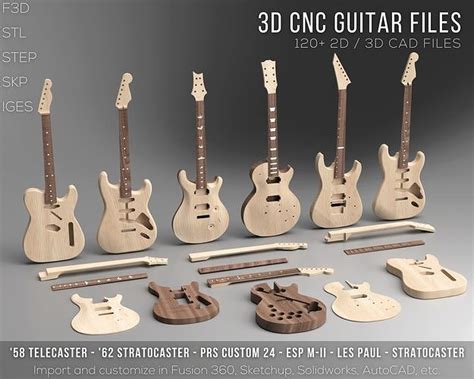 electric guitar cnc files